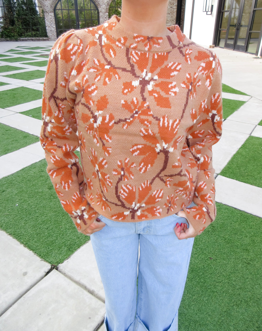 Riley Mock Neck Sweater