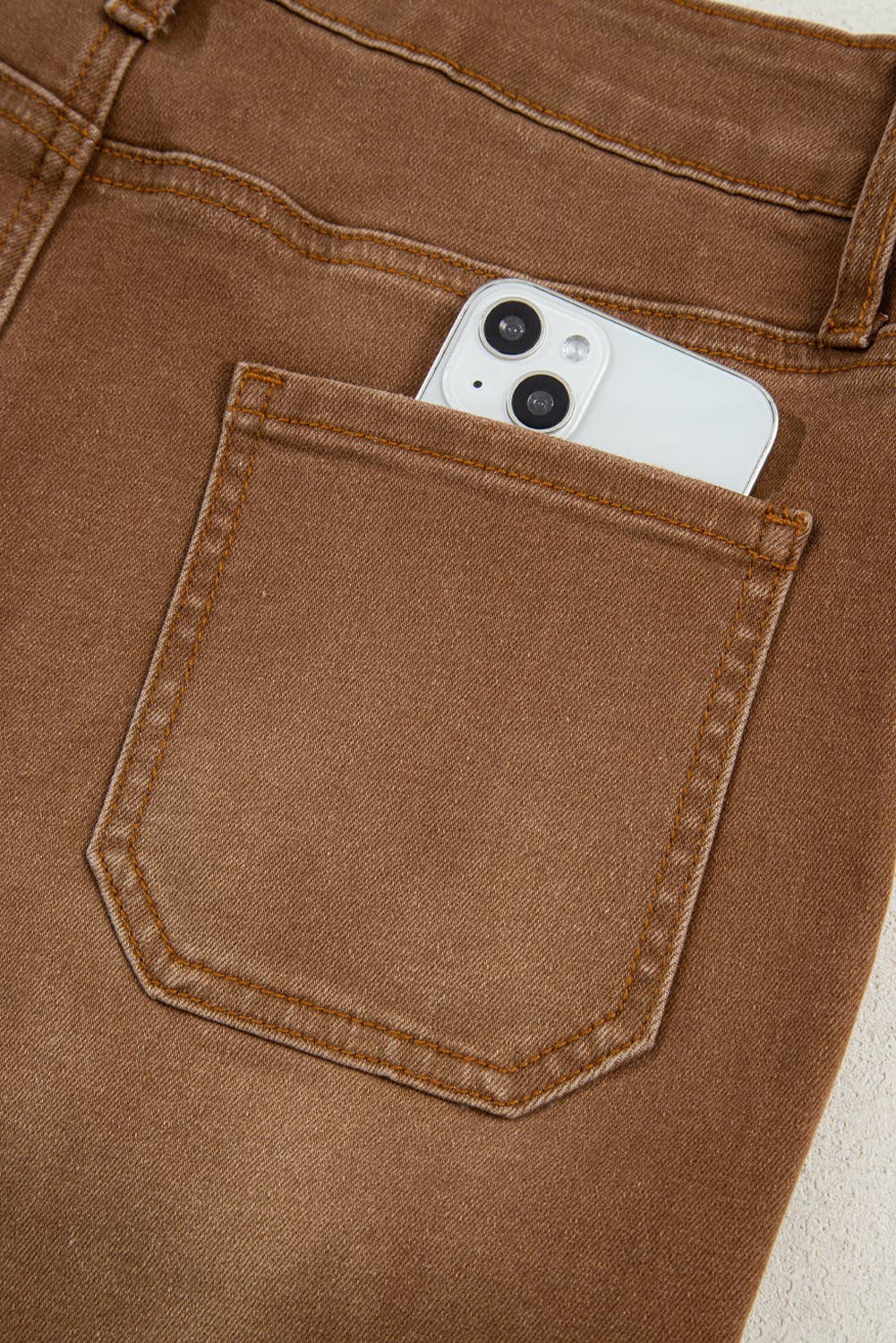 Eva Cropped High Rise Wide Leg Jeans